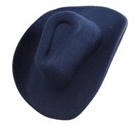 MLWSKERTY Tiny Western Hat Embellishments Miniature Western Hat Ornament for Handmade Craft Clothing Decoration Sewing Accessories Parent Child Craft Activity Materials