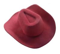 MLWSKERTY Tiny Western Hat Embellishments Miniature Western Hat Ornament for Handmade Craft Clothing Decoration Sewing Accessories Parent Child Craft Activity Materials