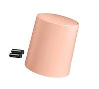 MLWSKERTY Trash Bin with Easy Press Lid Fashionable Garbage Can Push Top Waste Bin Bathroom Storage Bucket for Any Room Space Saving Waste Basket