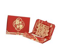 MLWSKERTY Year of The Snake 2025 3D Popup Spring Festival with Envelope Chinese New Blessing Card for Family and Friend Lunar New Greeting