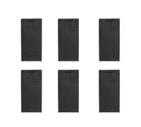 MLWSKKING 6 Bolsas Portadores de Vino Pack Mejoran Su Presentación en Bolsas Botella De Vino Textura De Papel Adecuado Para Varios Eventos, Negro , Double branch