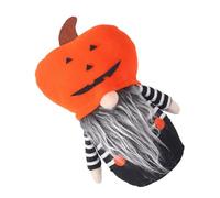 MLWSKKING Gnomes - Sombrero de calabaza mística sin rostro - Muñecas de peluche - Adorno - Figura enana para decoración de oficina de halloween