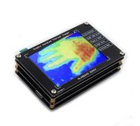 MLX90640 Cámara de imágenes térmicas de mano, pantalla de 320 x 240, detector de temperatura de -40 a 300 °C con pantalla TFT de 2.8 pulgadas, frecuencia de actualización de 8 Hz, carga tipo C para