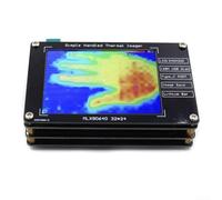 MLX90640 Cámara de imágenes térmicas infrarrojas de mano con pantalla TFT de 2.8 pulgadas, sensor de píxeles de 32 x 24, resolución de 320 x 240, carga tipo C, batería de litio integrada (estándar)