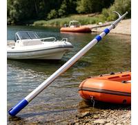 MLYAYE Gancho TelescóPico para Barco Gancho de Acero para Barco para atracar con Poste de extensión telescópico, versátil Herramienta de Poste de Empuje para Piscina, Equipo(400cm/13.1 Foot)