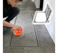 MLYAYE Puerta de Acceso Invisible para sótano/Bodega, Puerta de Piso Secreta de Montaje Empotrado de Alta Resistencia - Trampilla de inspección(L 700 x W 700 mm)