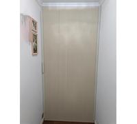 MLYAYE Puertas Plegables Puerta Acordeon Puerta divisoria Plegable Blanca - Puerta Celular retráctil Flexible de Alta Resistencia con manija y Cierre magnético para armarios(W 115 x H 240 cm)