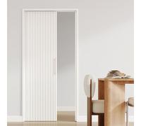 MLYAYE Puertas Plegables Puerta Acordeon Puerta Plegable de privacidad con Cierre magnético, Puertas retráctiles concertinarias de Panal de Abeja para Interior/Exterior(White,WxH 220x200cm)