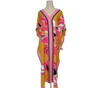 MlYJmer Atuendos de Playa para Mujeres Encubrimientos Maxi Vestido Traje de baño de Verano Talla Grande Vestido caftán de Playa,5d203~1,One Size