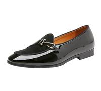 MlYJmer Hombres Zapatos Casuales Formal Vestido de Noche Mocasines Mocasines Conducción,Negro,41 EU