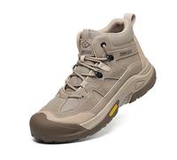 MlYJmer ,Marrón,41 EU, Zapatos de Punta de Acero Indestructibles para Hombres, Zapatillas de Seguridad Ligeras con Punción a Prueba, Antideslizantes y Transpirables para Trabajo