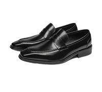 MlYJmer Zapatos de Vestir Casuales para Hombre, Formales, de Cuero para Bodas,Negro,40 EU