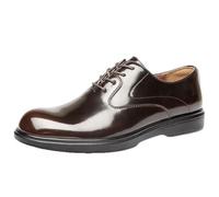 MlYJmer Zapatos de Vestir Oxford de Cuero para Hombre, Formales, de Negocios, con Cordones, para Bodas