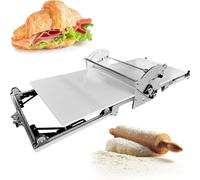 MLYYYDSS Máquina laminadora de Masa Comercial, laminadora Reversible de hojaldre y Rodillo para Fondant, Rodillo eléctrico para Masa, laminadora de Masa Plegable para panaderías y pastelerías