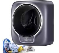 MLYYYDSS Mini Lavadora Y Secadora Montada En La Pared, Secadora De Ropa Completamente Automática De 3 Kg, Lavadora Compacta Y Secadora Giratoria para Apartamento, Hogar, Dormitorio