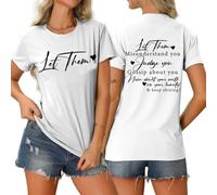 MLZHAN Arguing with Me is Pointless I Knew - Camisetas de manga corta para mujer, diseño de esqueleto de baile divertido, Blanco, L