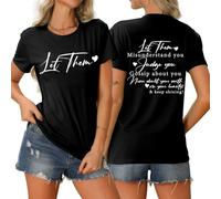 MLZHAN Arguing with Me is Pointless I Knew - Camisetas de manga corta para mujer, diseño de esqueleto de baile divertido, Negro, L