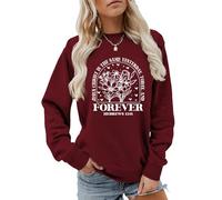 MLZHAN Sudadera de Jesucristo es el mismo ayer hoy y por siempre Hebreos 13:8 con estampado de flores para mujer cristiana, Rojo vino, XXL