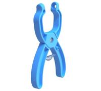 MLZTINGR Alicates de montaje de ojos de seguridad para amigurumi y juguetes de peluche, juego de herramientas profesional con fundas para los ojos en diferentes tamaños (azul)