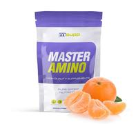 MM Supplements - Aminoácidos Esenciales - Master Amino - Suplemento Deportivo en Polvo - 800g - Recuperador Muscular - Mejora el Rendimiento Físico - Sabor Mandarina