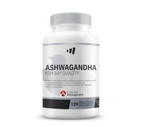 MM Supplements - Ashwagandha KSM-66-120 Cápsulas Vegetales - Ayuda al Desarrollo Muscular - Contribuye al Equilibrio Emocional y Bienestar General - Favorece el Sueño