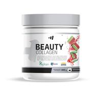 MM SUPPLEMENTS - Beauty Collagen 300g - Colágeno Hidrolizado Marino Peptan en Polvo con Vitaminas C y D - Elasticidad y Firmeza de la Piel - Mantenimiento Óseo y Articular - Sabor Chuches Sandía