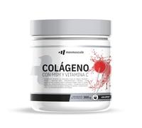 MM Supplements - Colágeno Hidrolizado + Magnesio + MSM + Vitamina C 300g en Polvo - Complejo DigeZyme - Mejora Articular, Huesos, Catílagos, Piel y Dientes - Sistema Inmunológico - Sabor Piruleta