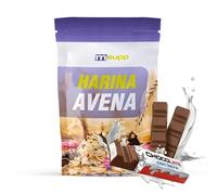 MM Supplements - Harina de Avena - 1 kg - Fuente de Proteína - Favorece la Flora Intestinal - Saciante Apetito - Chocolate con Leche