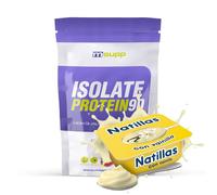 MM Supplements - Proteína Isolate 90 CFM - 1 Kg - Proteína Suero de Leche - Mayor Pureza - Ideal para Bajar de Peso - Batido para Ganar Masa Muscular - Recuperación Muscular - Sabor Natillas