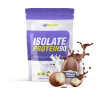 MM Supplements - Proteína Isolate 90 CFM - 1 Kg - Proteína Suero de Leche - Mayor Pureza - para Bajar de Peso - Batido para Ganar Masa Muscular - Recuperación Muscular - Sabor Huevo de Chocolate