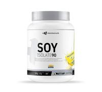 MM SUPPLEMENTS - SOY Isolate 90-1 Kg - Proteína Aislada de Soja - Bajo en Grasas y Azúcares - Ayuda a Aumentar Masa Muscular - Complejo de Enzimas Digestivas - Vegano y sin Lactosa - Sabor Vainilla