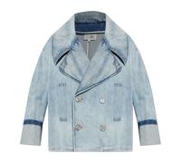 MM6 Maison Margiela - Chaqueta vaquera cruzada - Jackets - Mujer - Azul - S -