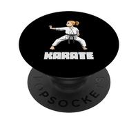 MMA Artes Marciales Karate Chica PopSockets PopGrip Adhesivo