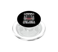 MMA Cage Fighting Fight Like A Worrior Mixed Martial Arts PopSockets PopGrip para MagSafe