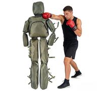 MMA Maniquí de Lucha Libre, Adultos Muñeco de Boxeo, Grappling Dummy, Tejido Oxford impermeable de doble capa, para Judo Marciales Jiu Jitsu, Sin Relleno(B: Army Green,175cm)