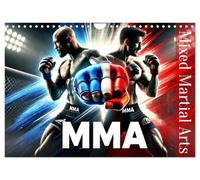 MMA - Mixed Martial Arts France (Calendrier mural 2025 DIN A4 vertical), CALVENDO calendrier mensuel: Les meilleurs moments du MMA - Force et technique en action