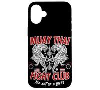 MMA Muay Thai Kickboxing USA Tailandia Tiger Fight-Club Gym Carcasa para iPhone 16 Plus