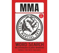 MMA THEME WORD SEARCH PUZZLE BOOK: Word Search w/Easy to Read Print: Mixed Martial Arts Theme | Bonus: Fun Facts Included | Exercise for Brain | Gift for Vacation | Free Time