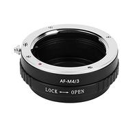 MMABEUTF Adaptador de Montura de Lente de Metal para un Cuerpo Minolta AF a M4/3, Alta Resistencia sin deformación, Superficie Lisa, exposición de Enfoque Manual, prioridad de