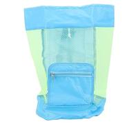 MMABEUTF Bolso de Juguete de Playa de Malla Grande Duradera 600d Oxford Tela espaciosa Capacidad para niños Juguetes Toallas de Ropa de 48x24cm Playa diversión