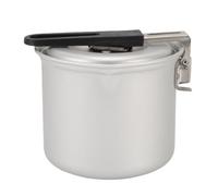 MMABEUTF Olla para Acampar, Plegable, Liviana, Aluminio, Calentamiento rápido, Multifuncional, para Cocinar al Aire Libre, Agua hirviendo, Hacer té, café, Asar a la Parrilla,