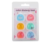 MMABEUTF para cámara Mini11 Lente de Efectos Especiales Colorida, Azul Redondo Hueco, Rosa Hueco en Forma de corazón, Amarillo, Verde, Azul, Rosa, Vivo y Claro, Ligero y Duradero,