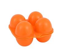 MMABEUTF para cartones de Huevos portátiles al Aire, Soporte de Huevos de plástico Reutilizable Duradero de 4 Unidades para Camping, Senderismo, picnics, Transporte Seguro y