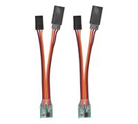 MMABEUTF para el inversor de señal de servo Universal RC, inversor de rotación para Engranaje de dirección del avión de Aviones RC, inversor de servo 2pcs, convertidor de señal