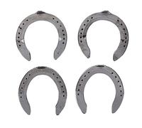 MMABEUTF Para montar a caballo, 4 piezas de herradura de aleación de aluminio: peso ligero, confiable, práctico para la granja de hipódromo (4)