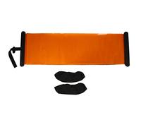 MMABEUTF Para yoga, para una alfombra de diapositiva deportiva silenciosa multifuncional con paradas finales, para la formación del cuerpo (Naranja)