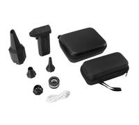 MMABEUTF Plumero de aire eléctrico, potente turboventilador de 130000RPM, miniventilador de secado por chorro recargable por USB con boquilla magnética para teclado de coche doméstico