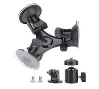 MMABEUTF Soporte para teléfono para automóvil, diseño de Ventosa Triangular, plástico de, Fuerza de succión Fuerte, Cabeza de Bola de Tornillo de 1/4 pulg., para teléfonos