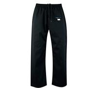 mmasport Kimono Karate de algodón 230 gr 8 oz Uniforme para artes marciales, Negro , 1 /140 cm