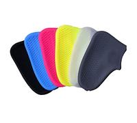 MMASPORT The Fight Evolution Fundas de silicona impermeables para zapatos de lluvia antideslizantes de silicona reutilizables, Negro , Large